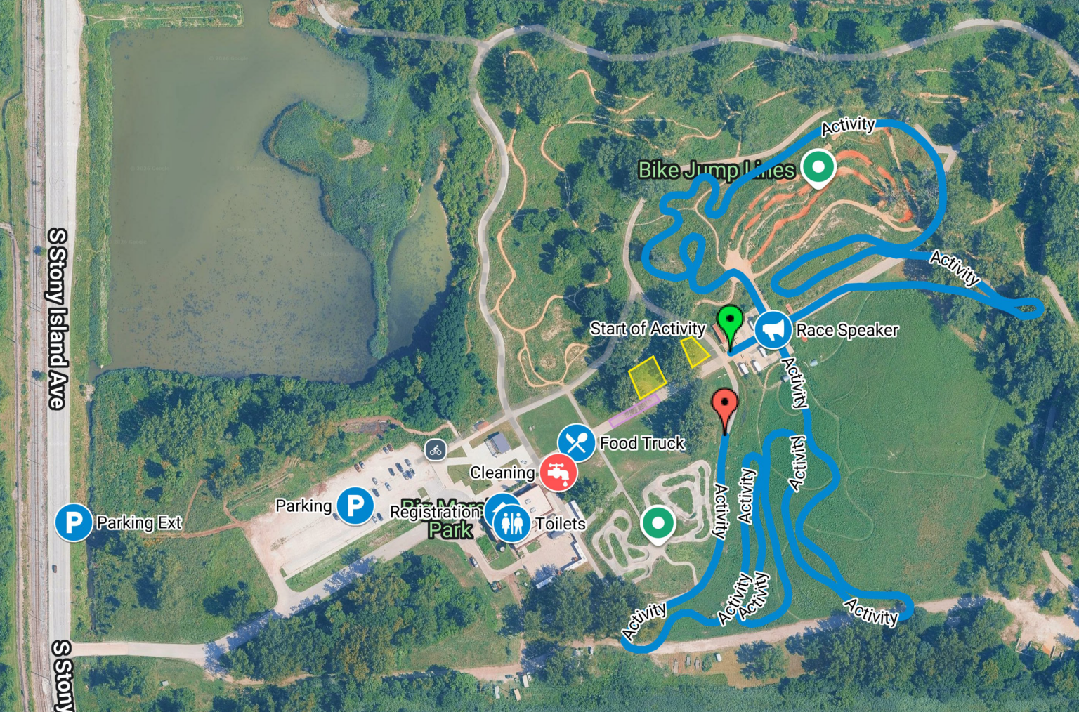 2026 CX Relay Course preview and map at Big Marsh